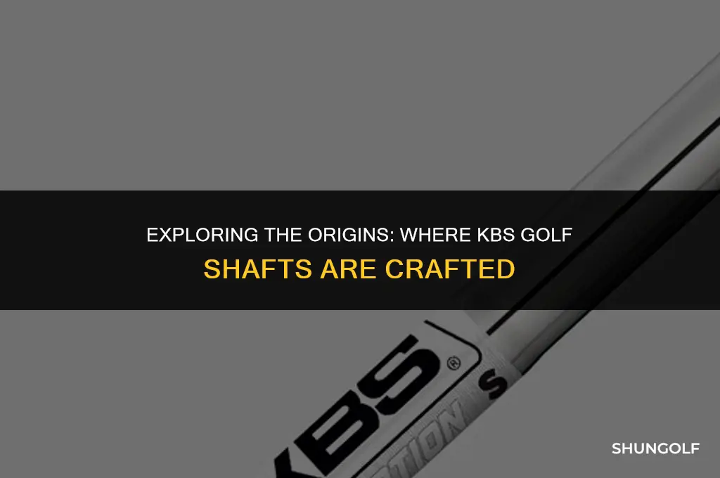 where are kbs golf shafts made