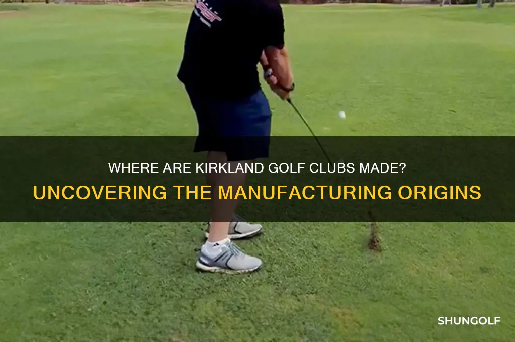 where are kirkland golf clubs made
