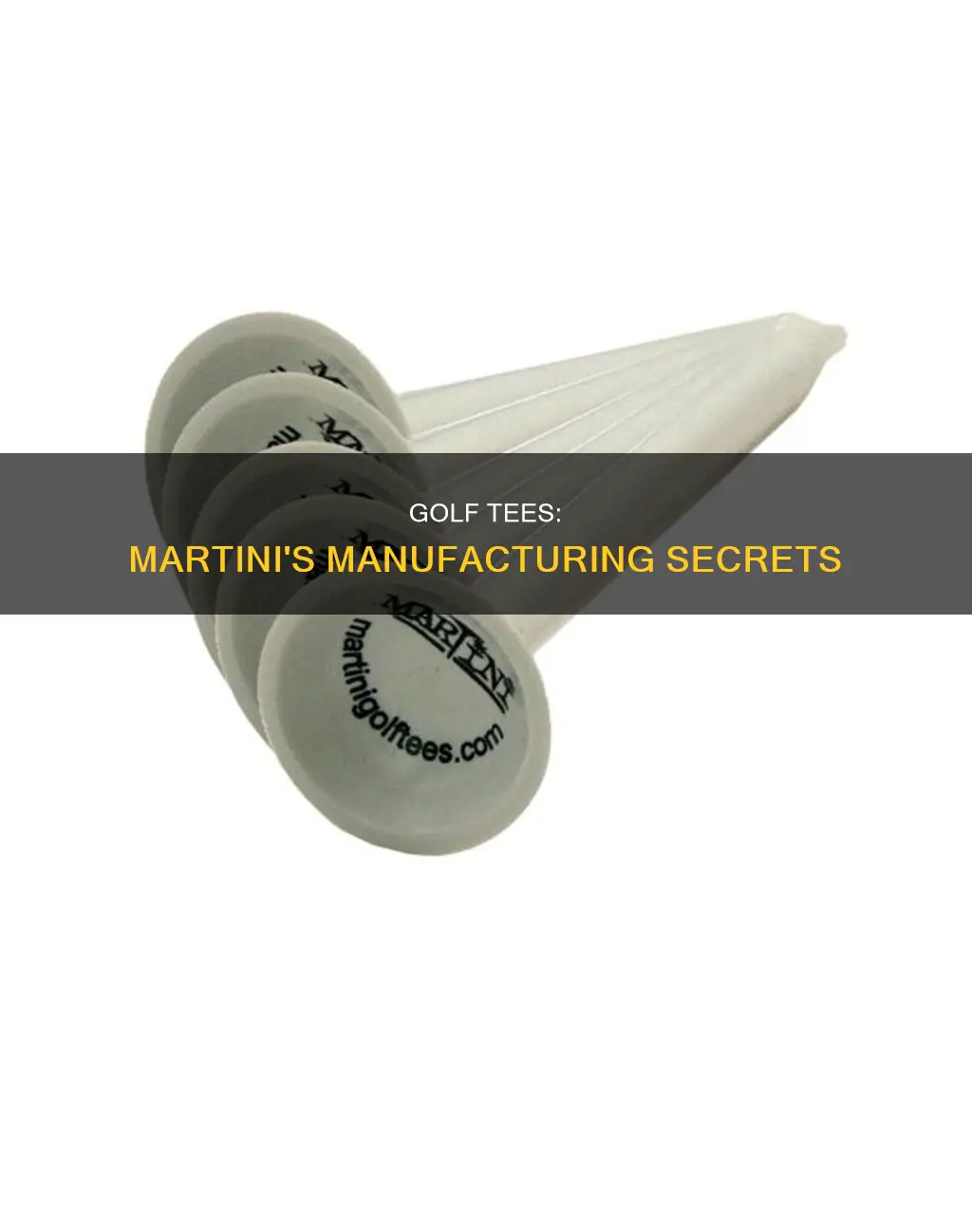 where are martini golf tees made