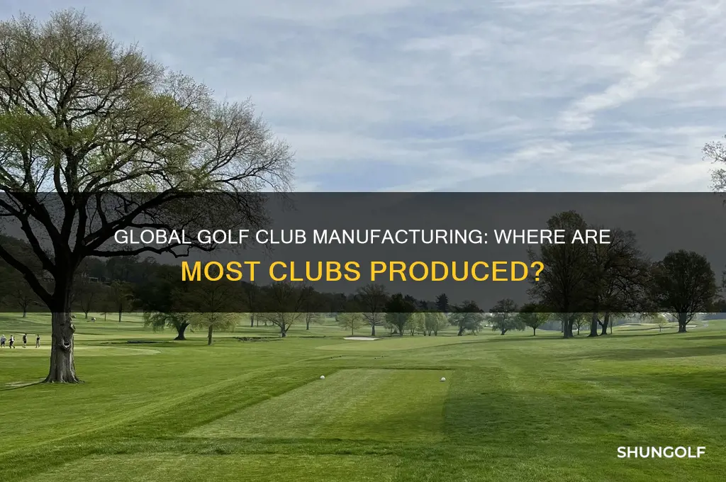 where are most golf clubs made