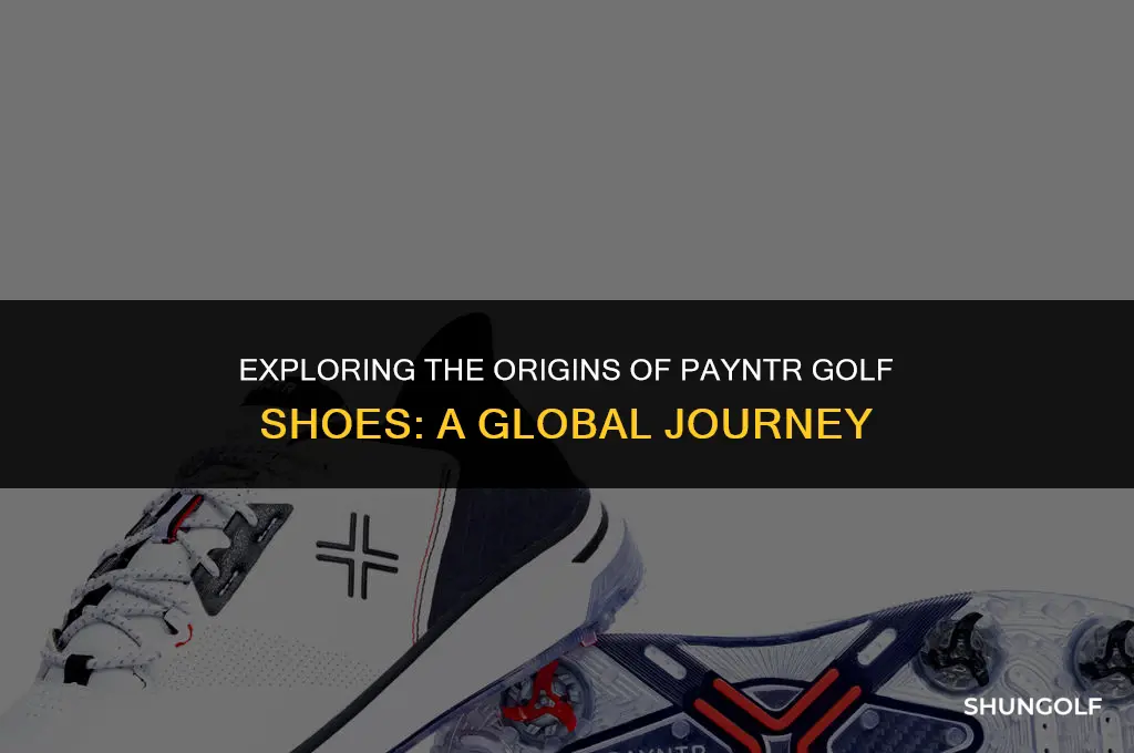 where are payntr golf shoes made