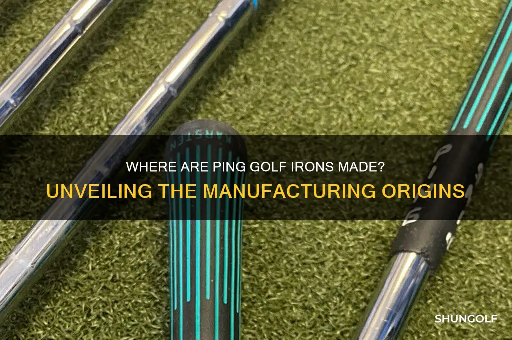 where are ping golf irons made