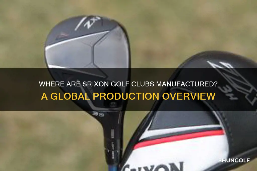 where are srixon golf clubs made