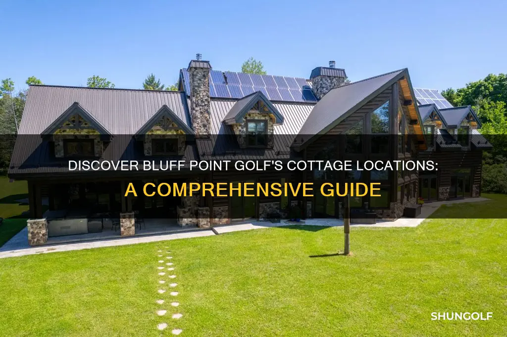 where are the cottages located at bluff point golf