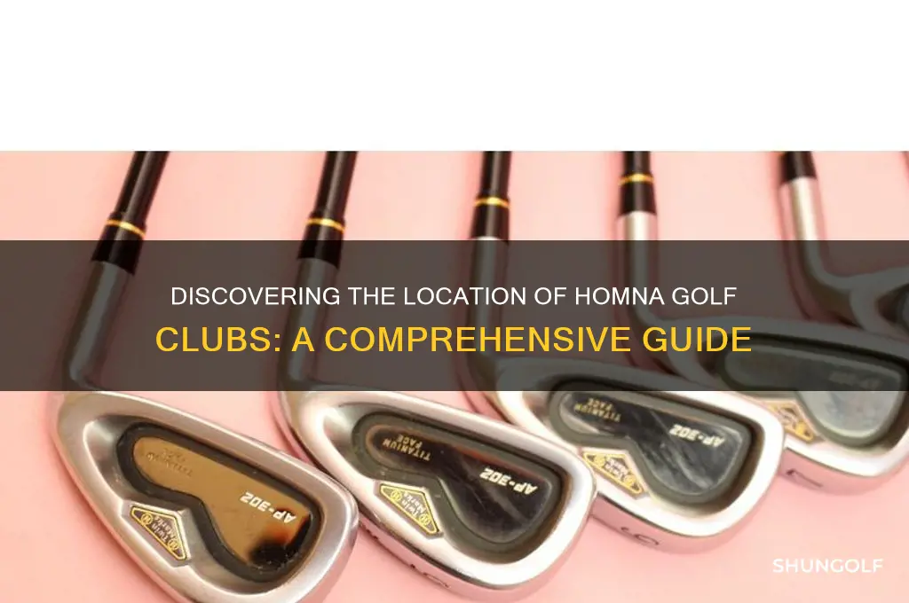 where are the golf clubs called homna located
