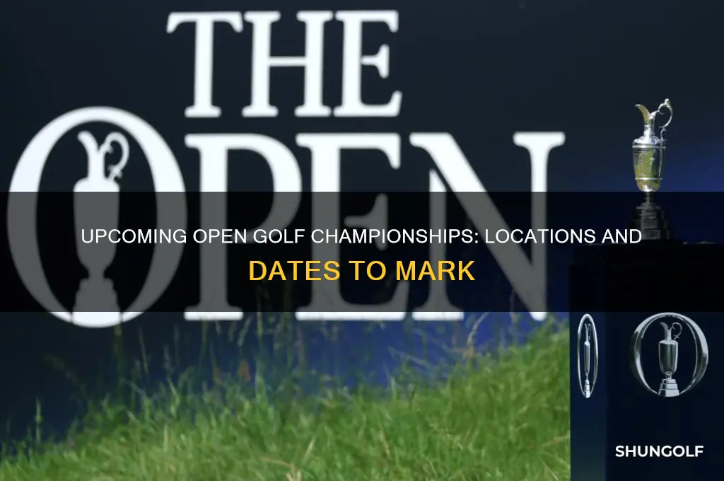 where are the next open golf championships