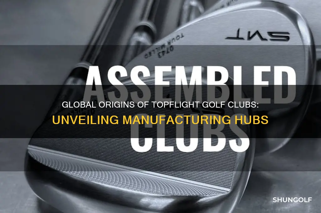 where are topflight golf clubs made