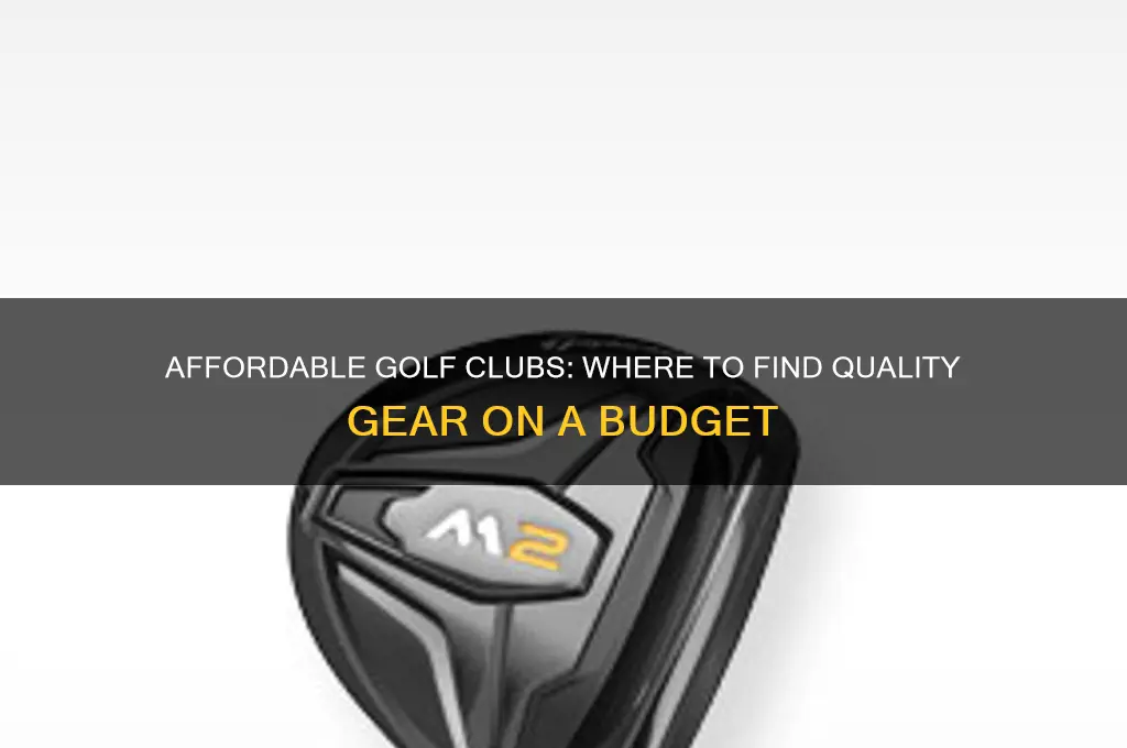 where cam i get decent golf clubs cheap