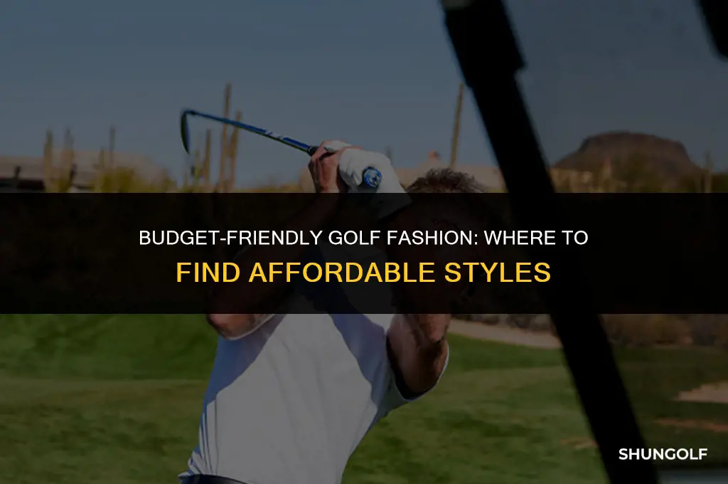 where can i buy cheap golf clothes