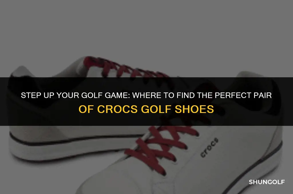 where can i buy crocs golf shoes