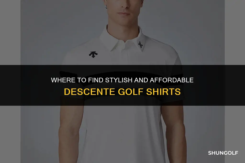 where can i buy descente golf shirts
