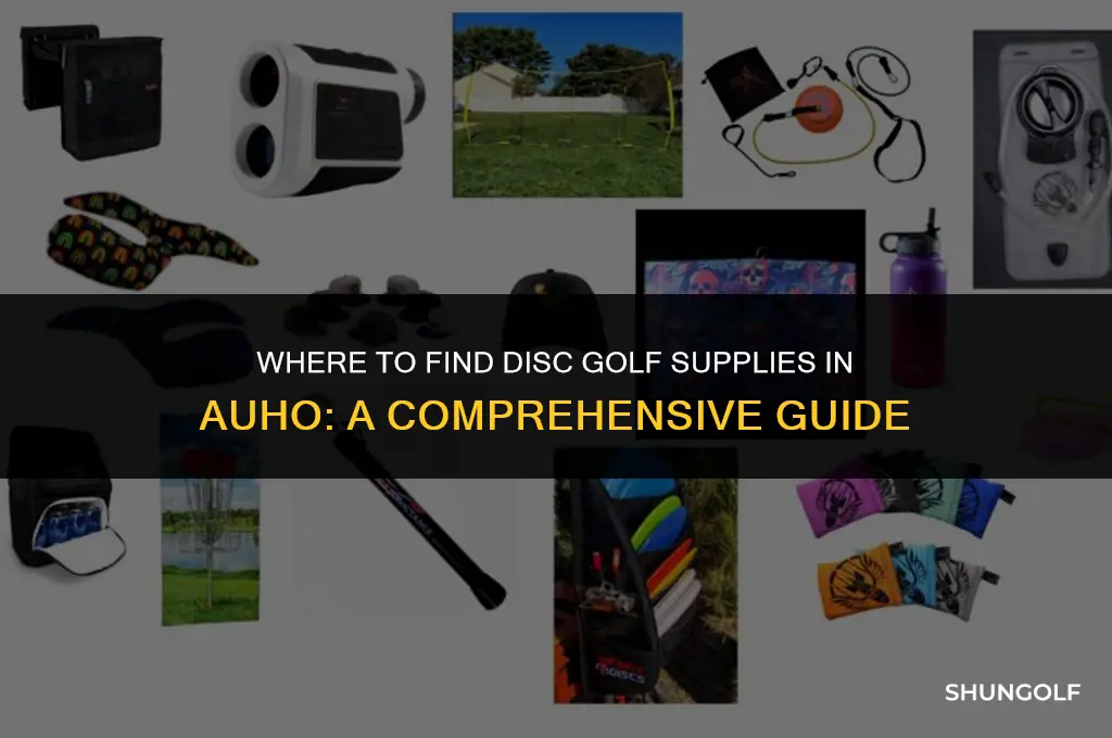 where can i buy disc golf supplies in auho