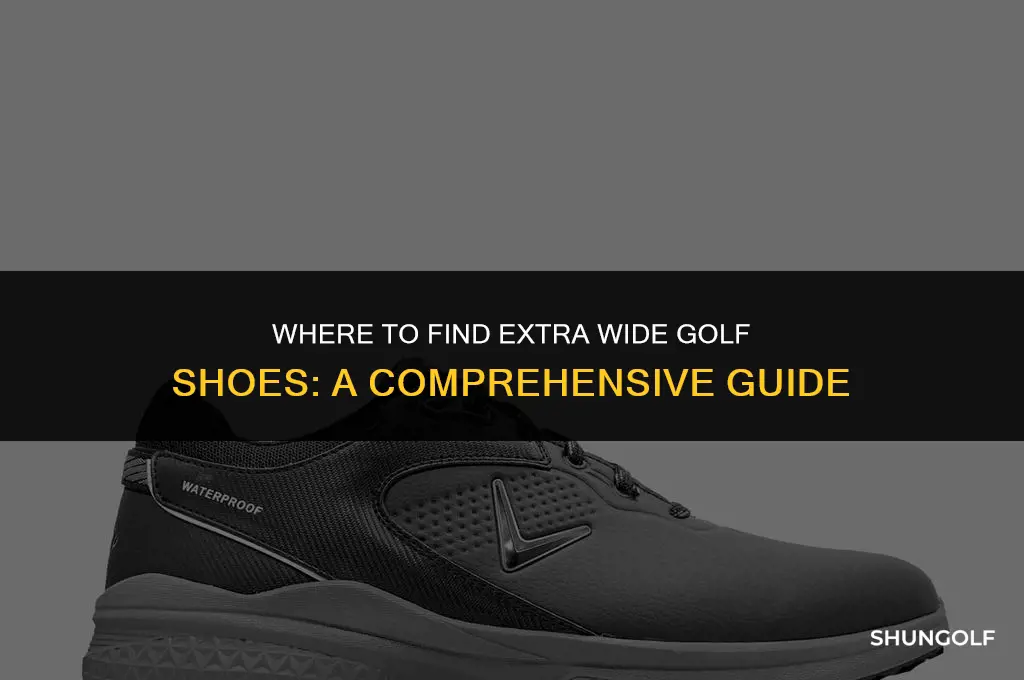 where can i buy extra wide golf shoes