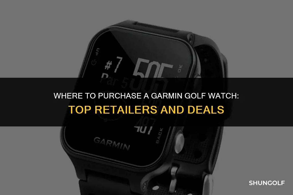 where can i buy garmin golf watch