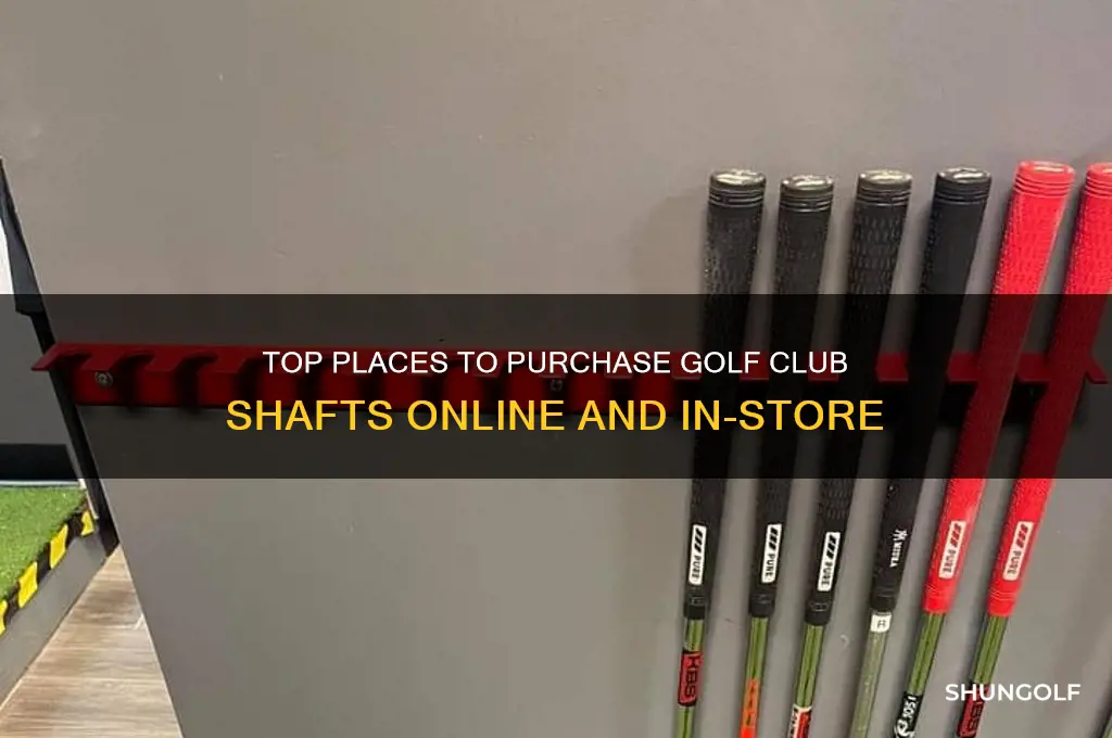 where can i buy golf club shafts