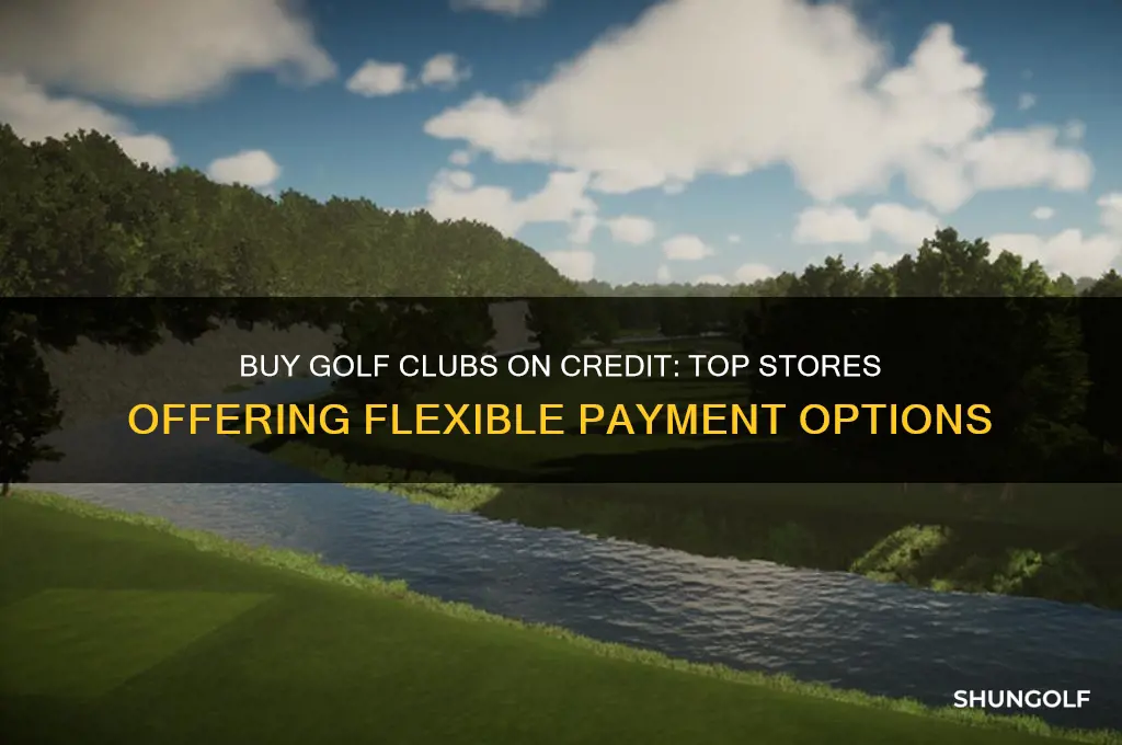 where can i buy golf clubs on credit