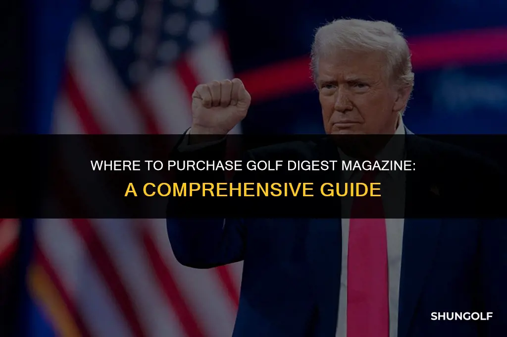 where can i buy golf digest magazine
