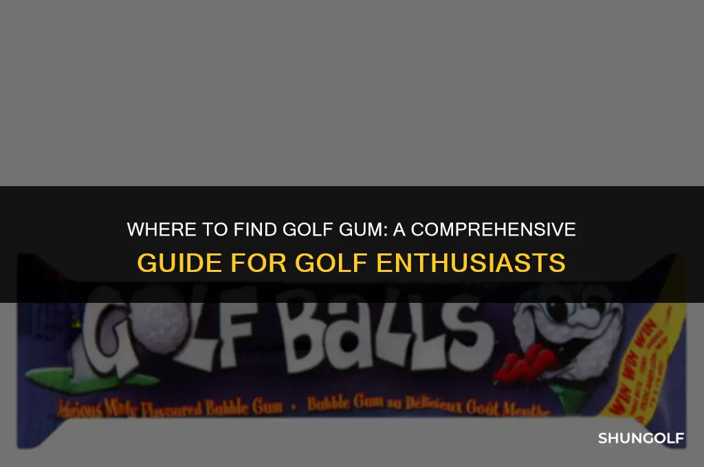 where can i buy golf gum