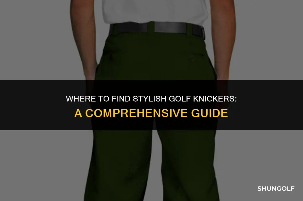 where can i buy golf knickers