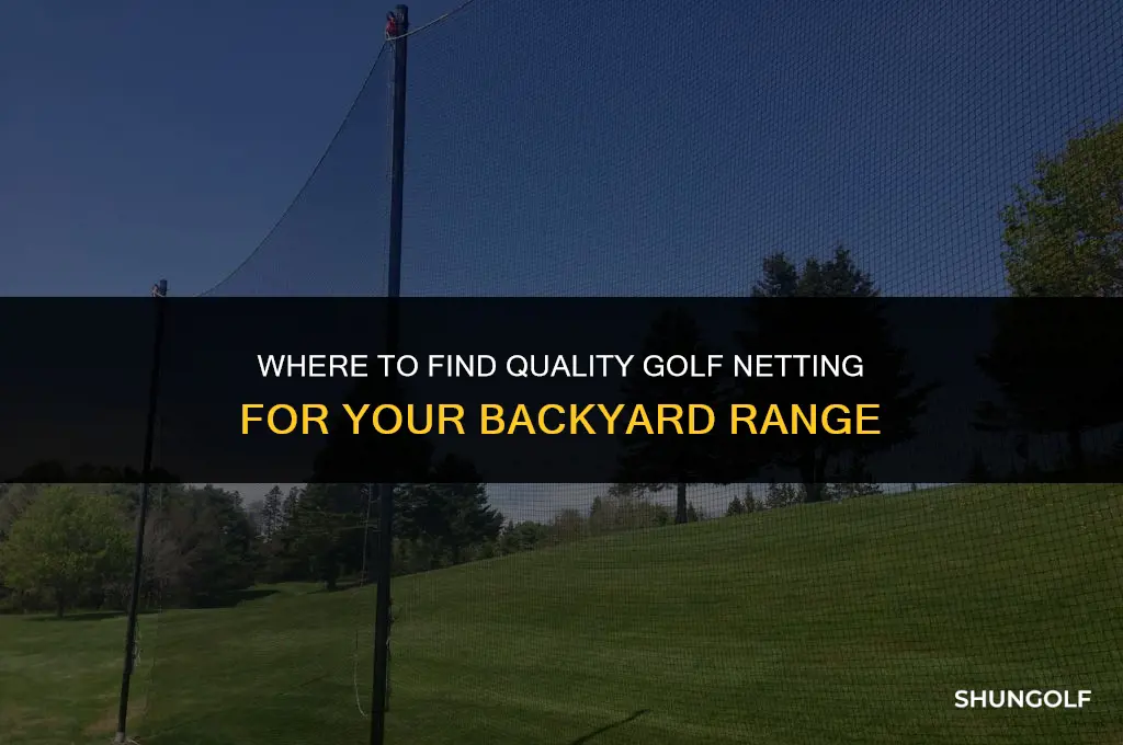 where can i buy golf netting