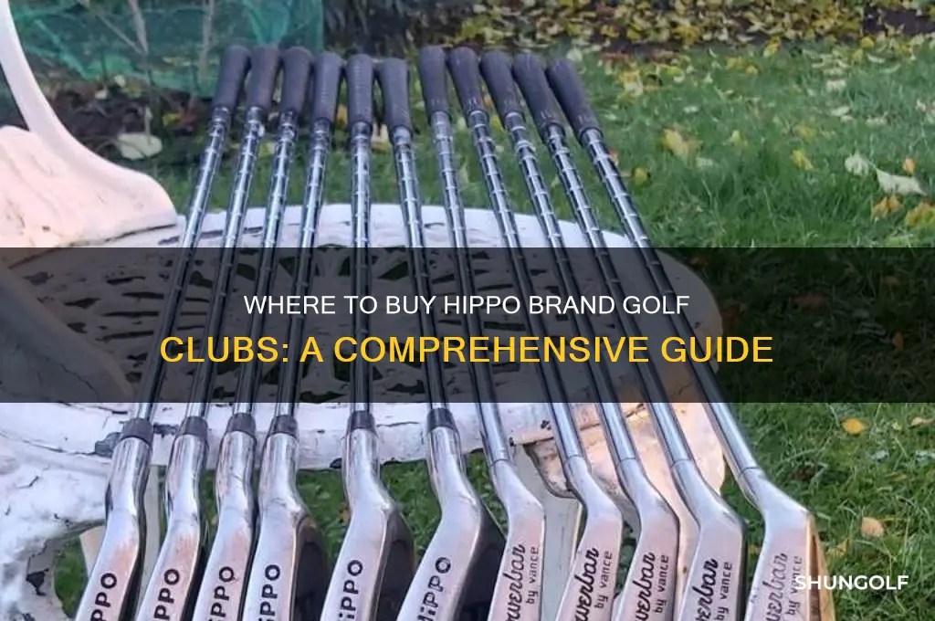 where can i buy hippo brand golf clubs