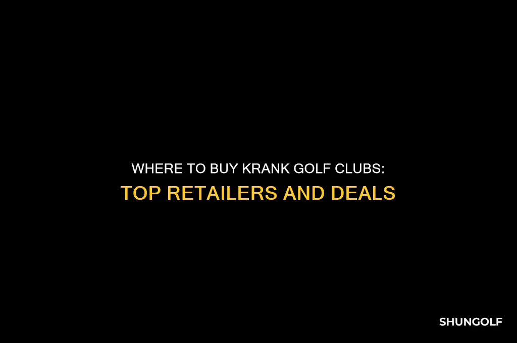 where can i buy krank golf clubs