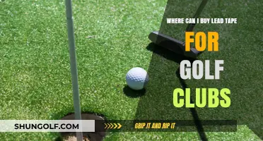 Where to Buy Lead Tape for Golf Clubs: Top Retailers and Online Stores