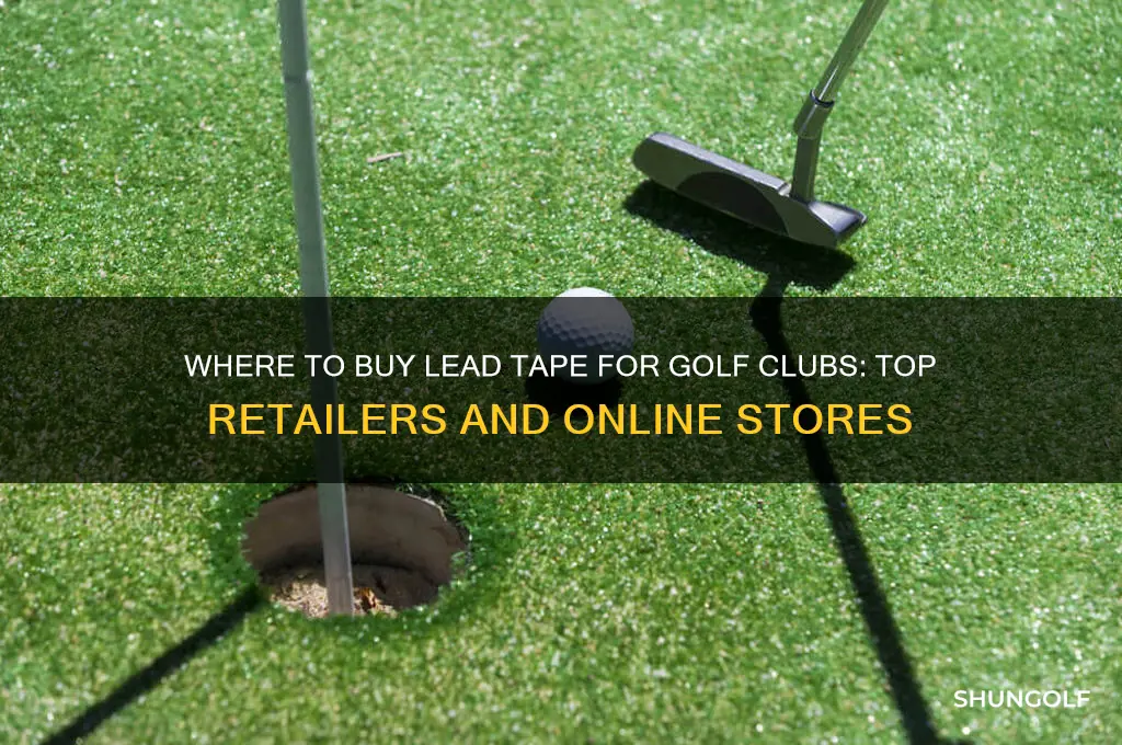 where can i buy lead tape for golf clubs