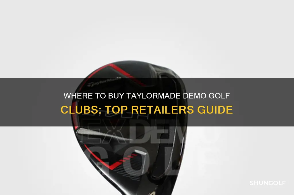 where can i buy taylor made demo golf clubs
