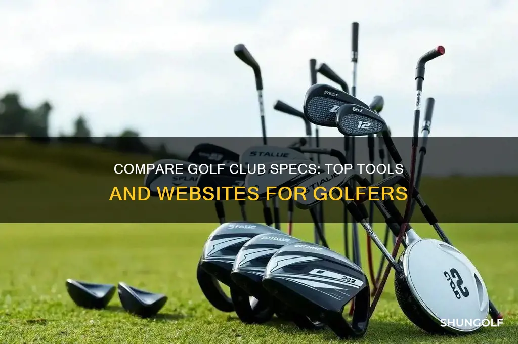where can i compare golf club specs