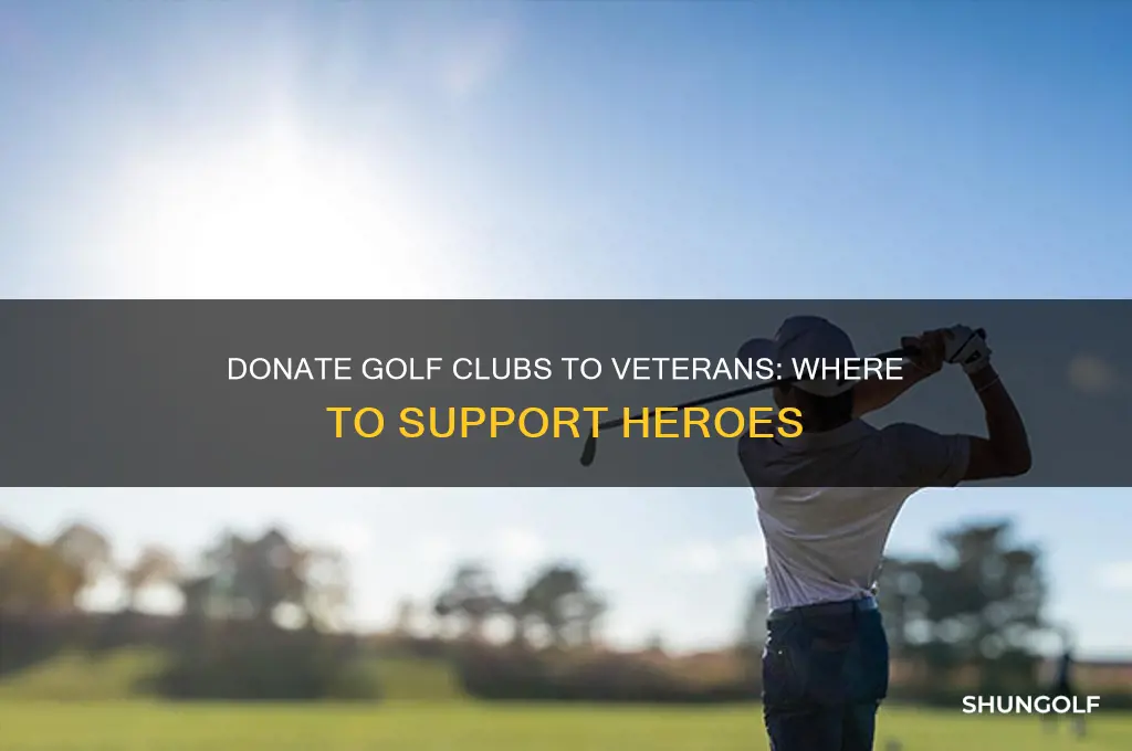 where can i donate golf clubs for veterans