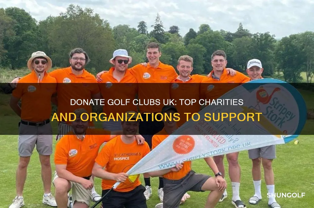where can i donate golf clubs uk