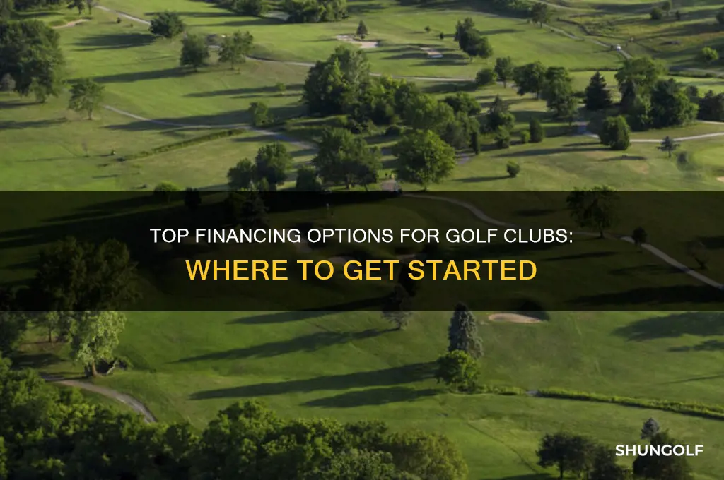 where can i finance golf clubs