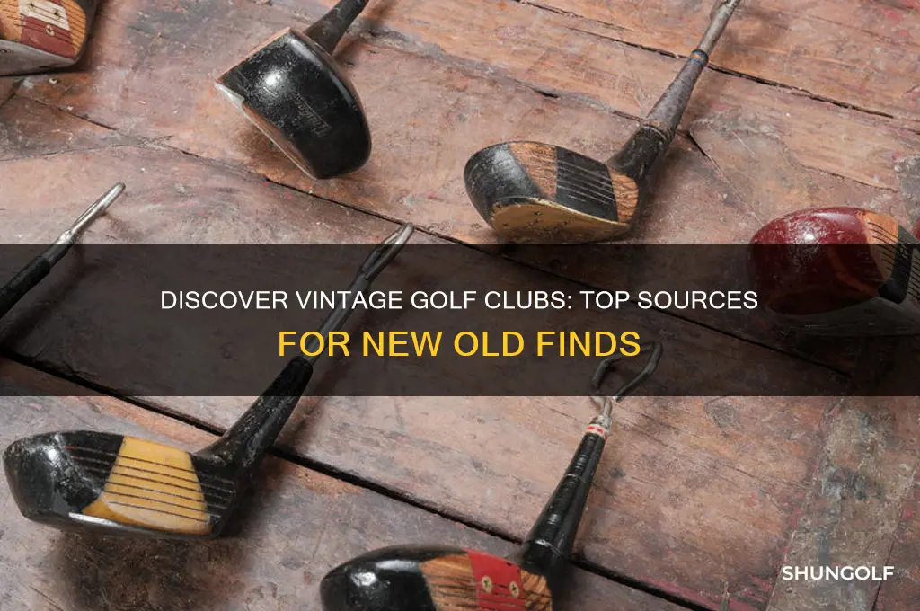 where can i find new old golf clubs for sale