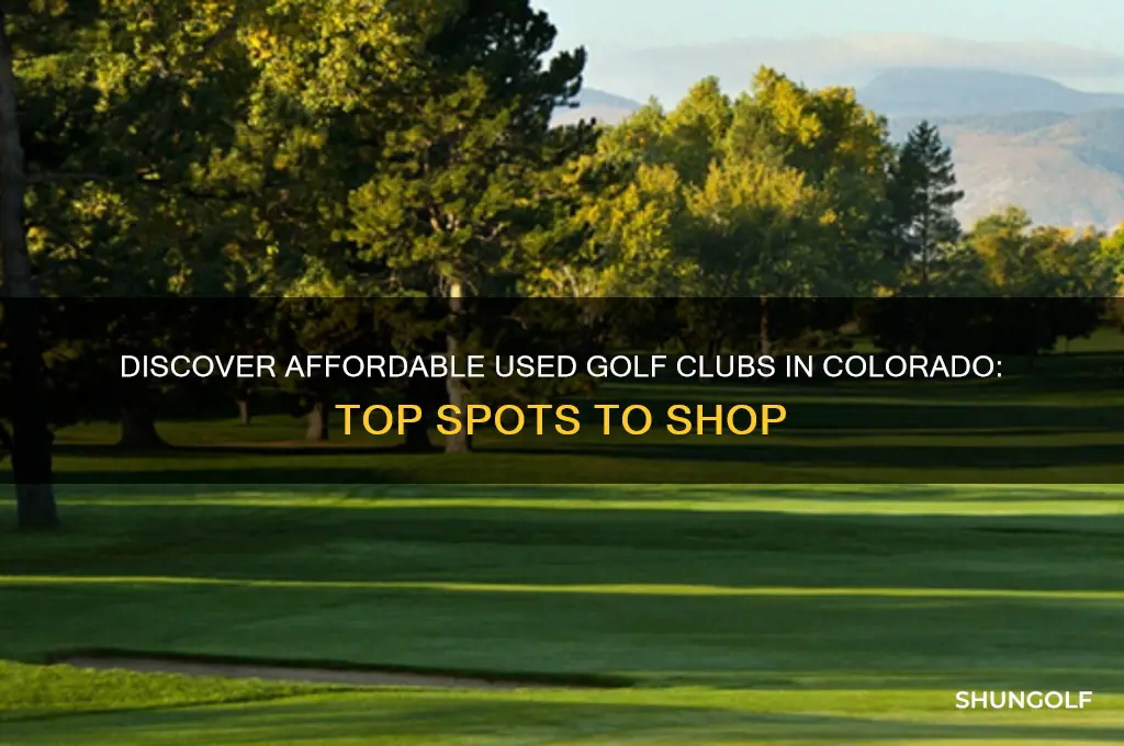 where can i find used golf clubs in colorado