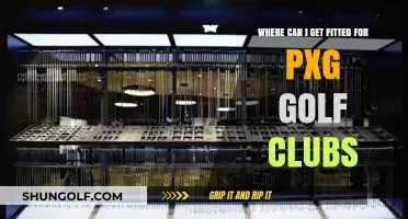 Where to Get Professionally Fitted for PXG Golf Clubs