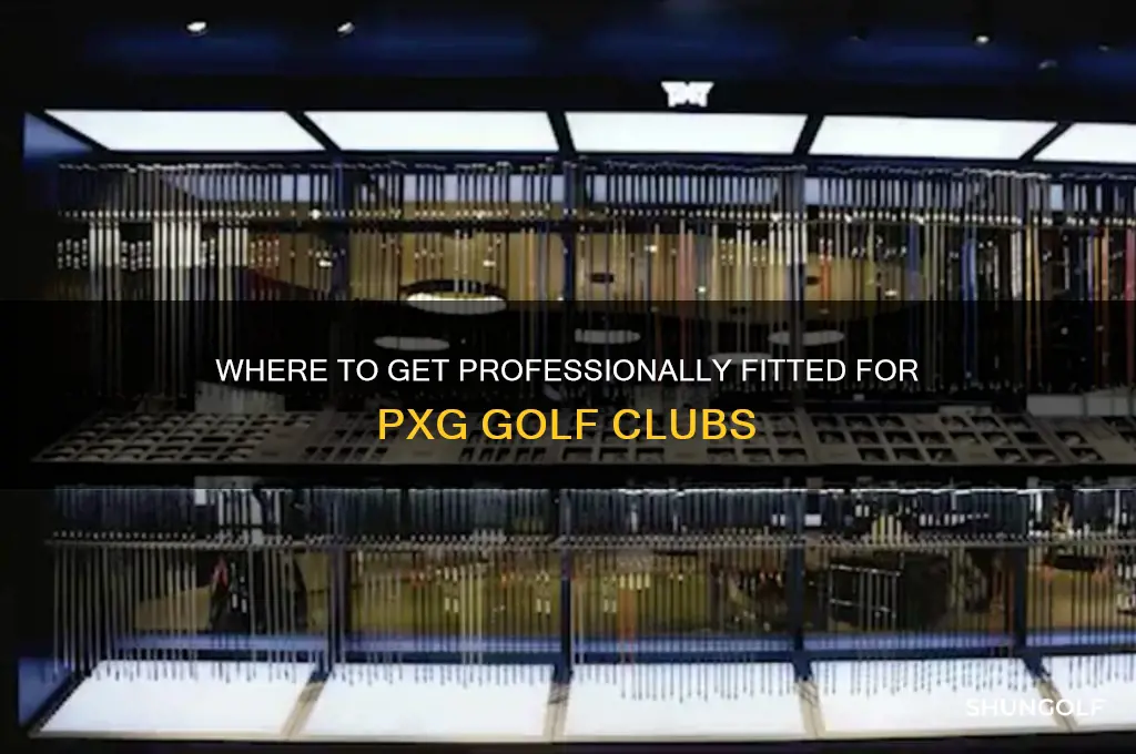 where can i get fitted for pxg golf clubs