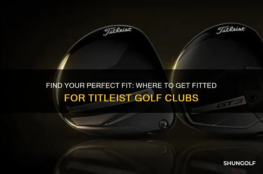 where can i get fitted for titleist golf clubs