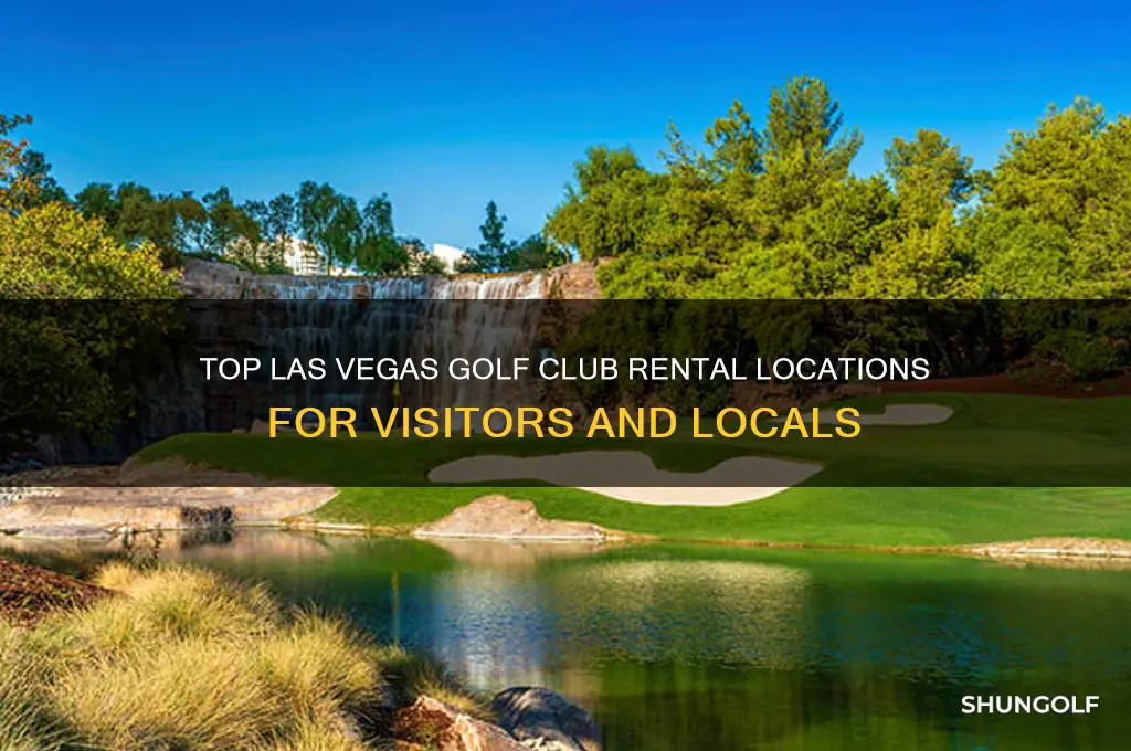 where can i rent golf clubs in las vegas