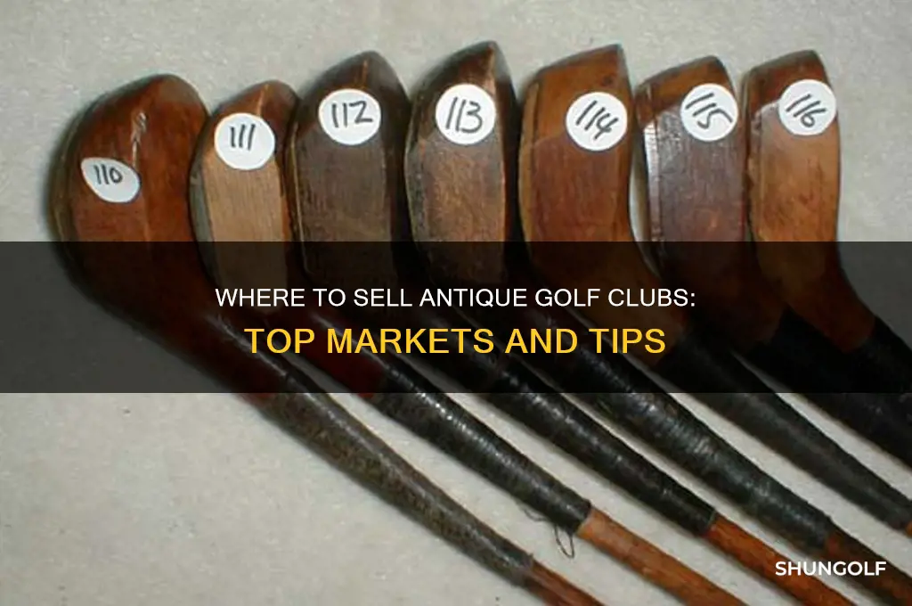 where can i sell antique golf clubs