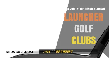 Where to Test Left-Handed Cleveland Launcher Golf Clubs Locally