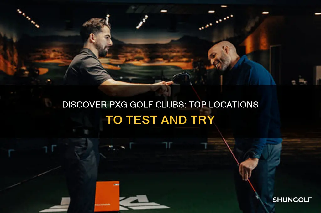 where can i try pxg golf clubs