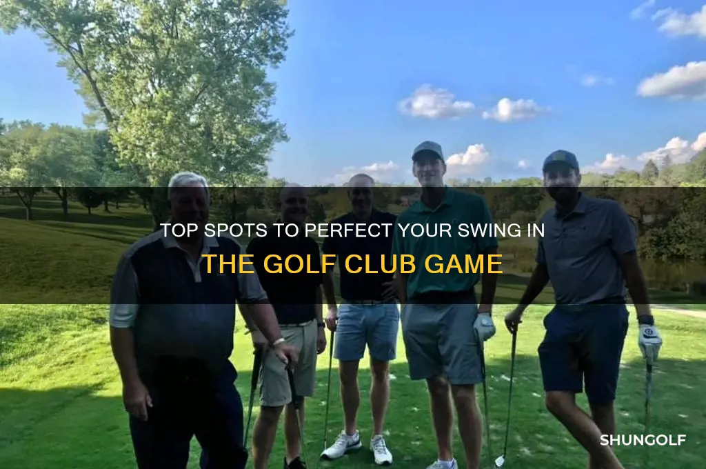 where can you practice on game the golf club