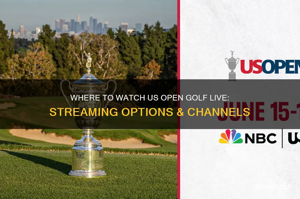where canyou watch the us open golf live
