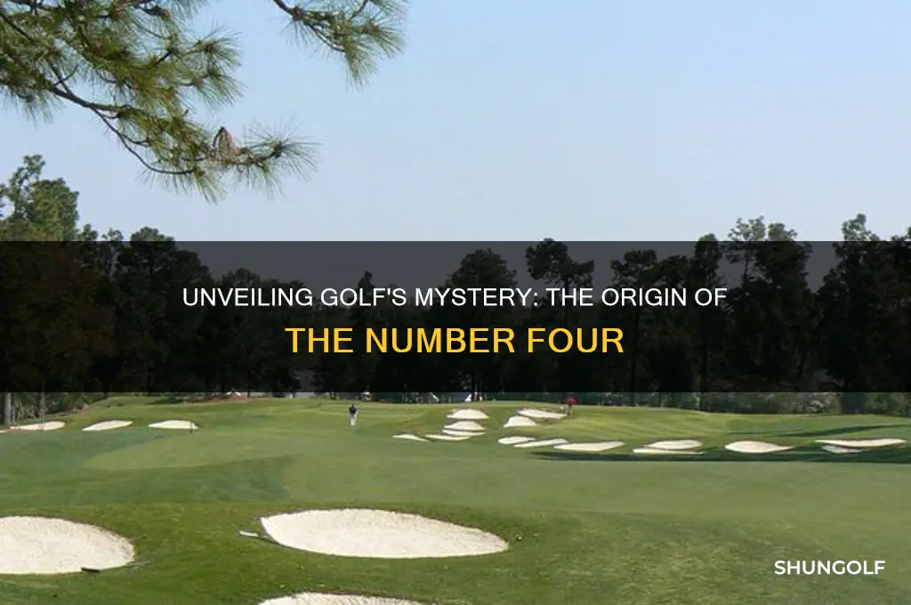 where did four come from in golf