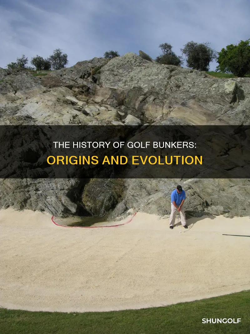 where did golf bunkers come from