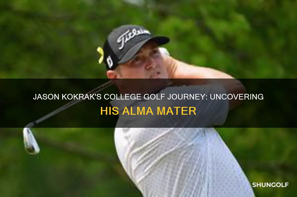 where did golfer kokrak go to college