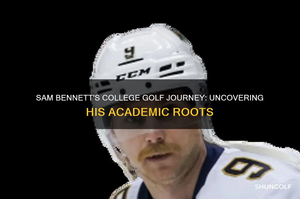 where did golfer sam bennett go to college