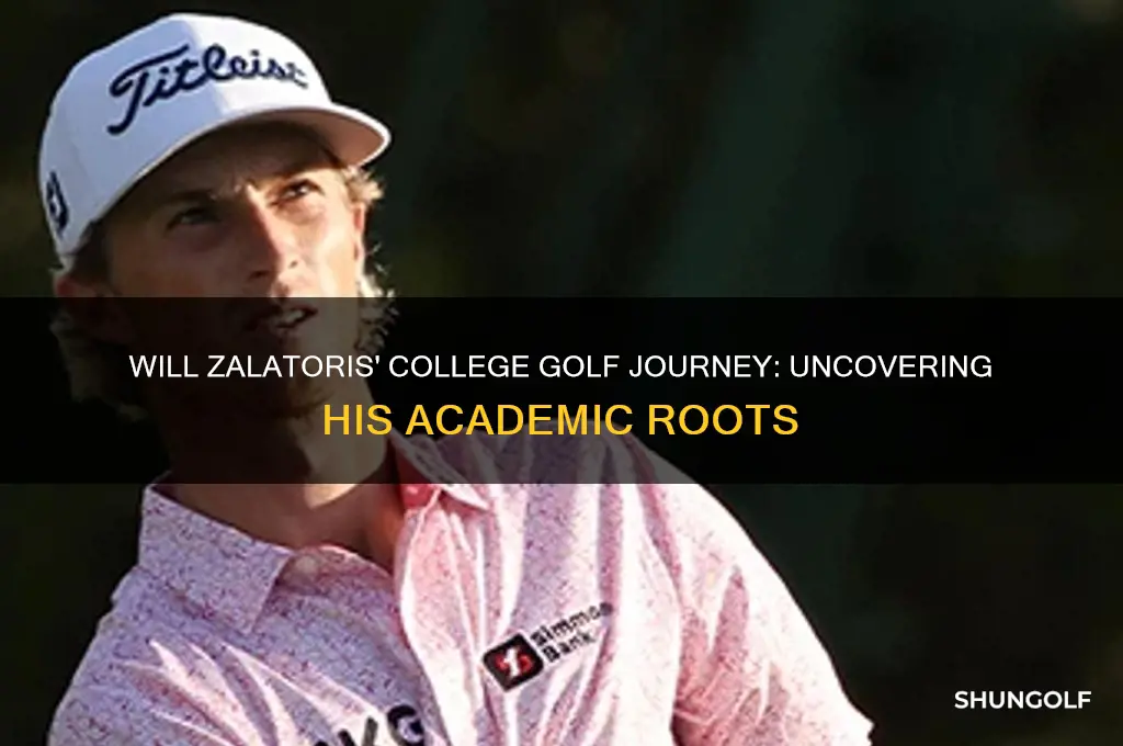 where did golfer zalatoris go to college