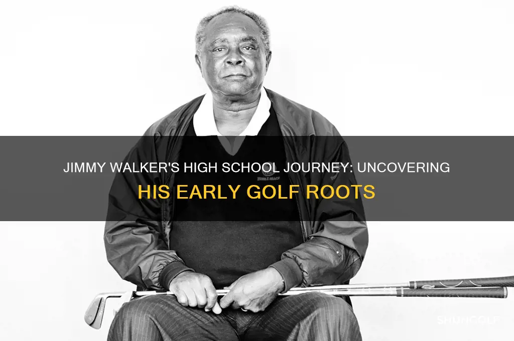 where did jimmy walker golfer go to highschool at